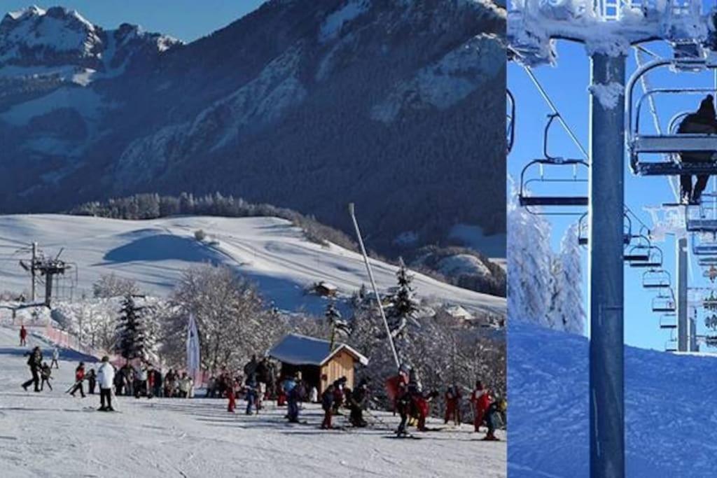 Appartement Montagne La Vallee Verte Coeur Station Hirmentaz Bellevaux Exteriér fotografie